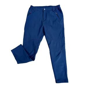 TSLA ladies blue ski hiking athletic outdoor waterproof pants size Medium